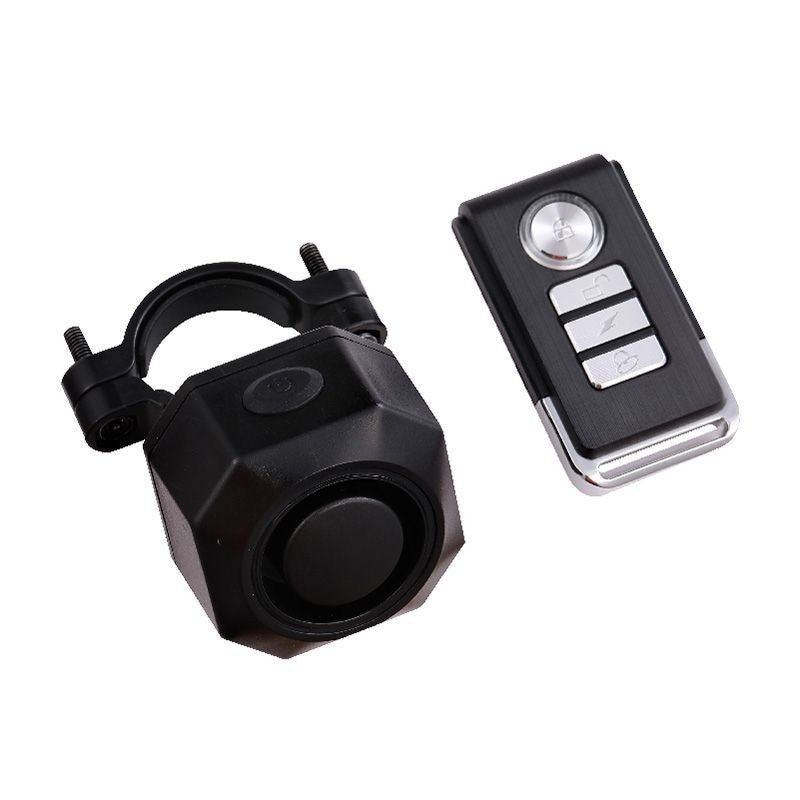 Black Rechargeable Bicycle Seat Bike Alarm
