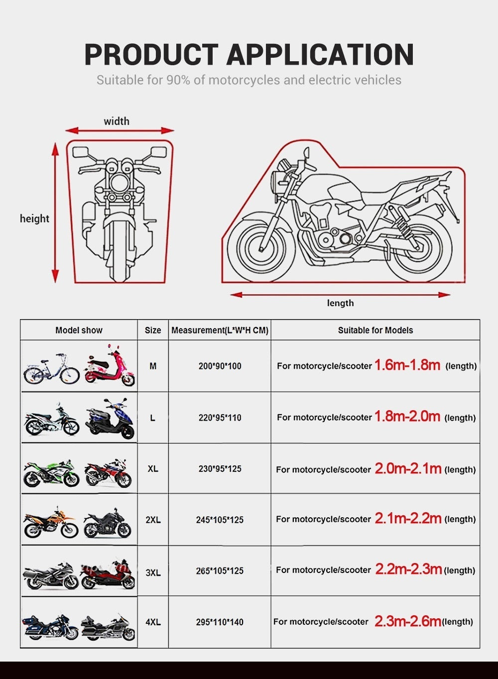 Rainproof And Dustproof Motorcycle Cover
